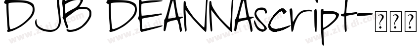 DJB DEANNAscript字体转换